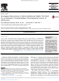 Cover page: Leveraging Neuroscience to Inform Adolescent Health: The Need for an Innovative Transdisciplinary Developmental Science of Adolescence