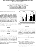 Cover page: Sleep, Memory Consolidation, and Semantic Relationships in a Verbal Declarative Memory Task