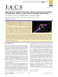 Cover page: Photoelectron Transfer Dissociation Reveals Surprising Favorability of Zwitterionic States in Large Gaseous Peptides and Proteins