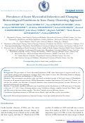 Cover page: Prevalence of Acute Myocardial Infarction and Changing Meteorological Conditions in Iran: Fuzzy Clustering Approach