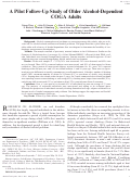 Cover page: A Pilot Follow‐Up Study of Older Alcohol‐Dependent COGA Adults