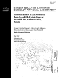 Cover page: Numerical Studies of Gas Production From Several CH4-Hydrate Zones at the Mallik Site, Mackenzie Delta, Canada