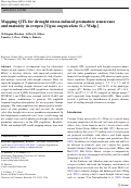 Cover page: Mapping QTL for drought stress-induced premature senescence and maturity in cowpea [Vigna unguiculata (L.) Walp.]