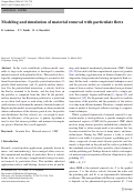 Cover page: Modeling and simulation of material removal with particulate flows