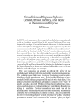 Cover page: Sexualities and Separate Spheres: Gender, Sexual Identity, and Work in Dominica and Beyond