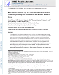 Cover page: Associations between age and brain microstructure in older community-dwelling men and women: the Rancho Bernardo Study