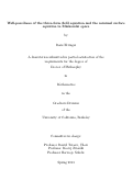 Cover page: Well-posedness of the three-form field equation and the minimal surface equation in Minkowski space