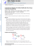 Cover page: Comprehensive mapping of O-GlcNAc modification sites using a chemically cleavable tag.