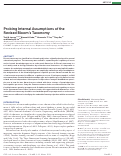 Cover page: Probing Internal Assumptions of the Revised Bloom’s Taxonomy