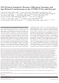 Cover page: AGS Position Statement: Resource Allocation Strategies and Age-Related Considerations in the COVID-19 Era and Beyond.