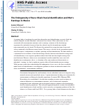 Cover page: The Endogeneity of Race: Black Racial Identification and Men’s Earnings in Mexico