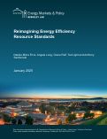 Cover page: Reimagining Energy Efficiency Resource Standards