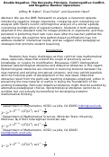 Cover page: Double negative: The necessity principle, commognitive conflict, and negative number operations