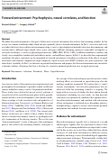 Cover page: Forward entrainment: Psychophysics, neural correlates, and function