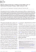 Cover page: Pharmacological Induction of Human Fetal Globin Gene in Hydroxyurea-Resistant Primary Adult Erythroid Cells