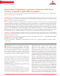 Cover page: Relationship of High‐Density Lipoprotein Cholesterol With Renal Function in Patients Treated With Atorvastatin