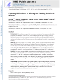 Cover page: Capturing habitualness of drinking and smoking behavior in humans