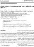 Cover page: Prompt-delayed γ-ray spectroscopy with AGATA, EXOGAM and VAMOS++