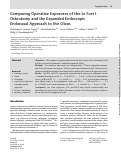 Cover page: Comparing Operative Exposures of the Le Fort I Osteotomy and the Expanded Endoscopic Endonasal Approach to the Clivus