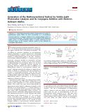 Cover page: Generation of the Methoxycarbonyl Radical by Visible-Light Photoredox Catalysis and Its Conjugate Addition with Electron-Deficient Olefins