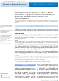 Cover page: Inhibiting Histone Deacetylase as a Means to Reverse Resistance to Angiogenesis Inhibitors: Phase I Study of Abexinostat Plus Pazopanib in Advanced Solid Tumor Malignancies