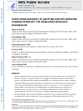 Cover page: Overcoming Barriers to Adopting and Implementing Pharmacotherapy: the Medication Research Partnership