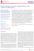 Cover page: Functional magnetic resonance imaging of motor cortex activation in schizophrenia.