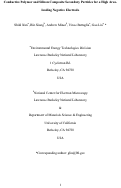 Cover page: Conductive Polymer and Silicon Composite Secondary Particles for a High Area-Loading Negative Electrode