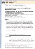 Cover page: Cortical and subcortical changes in typically developing preadolescent children.