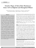 Cover page: Genetic Maps of Stem Rust Resistance Gene Sr35 in Diploid and Hexaploid Wheat