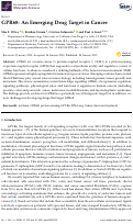 Cover page: GPR68: An Emerging Drug Target in Cancer