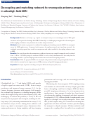Cover page: Decoupling and matching network for monopole antenna arrays in ultrahigh field MRI.