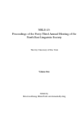 Cover page: Child consonant harmony and phonologization of performance errors