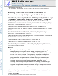 Cover page: Measuring adolescents' exposure to victimization: The Environmental Risk (E-Risk) Longitudinal Twin Study