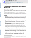 Cover page: Connected speech in transient aphasias after left hemisphere resective surgery