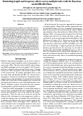 Cover page: Simulating length and frequency effects across multiple tasks with the Bayesianmodel BRAID-Phon