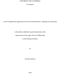 Cover page: A New Computational Approach to the Ancient Greek Dialects:  Phylogenetic Systematics