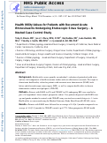 Cover page: Health utility values for patients with recurrent acute rhinosinusitis undergoing endoscopic sinus surgery: a nested case control study