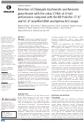 Cover page: Detection of Chlamydia trachomatis and Neisseria gonorrhoeae with the cobas CT/NG v2.0 test: performance compared with the BD ProbeTec CT Qx and GC Qx amplified DNA and Aptima AC2 assays