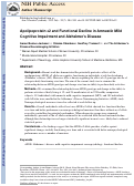 Cover page: Apolipoprotein E ε2 and functional decline in amnestic mild cognitive impairment and Alzheimer disease.