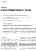 Cover page: Extranodal Marginal Zone Lymphoma Presenting within the Meckel Diverticulum as Diverticulitis: A Case Report