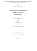 Cover page: Environmental Determinants of Community-Acquired Antibiotic Resistance in Low- and Middle-Income Countries