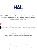 Cover page: Network Mediation of Exchange Structures: Ambilateral Sidedness and Property Flows in Pul Eliya, Sri Lanka