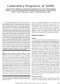 Cover page: Laboratory Diagnosis of SARS - Volume 10, Number 5—May 2004 - Emerging Infectious Diseases journal - CDC