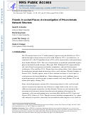 Cover page: Friends in locked places: An investigation of prison inmate network structure