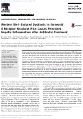 Cover page: Western Diet–Induced Dysbiosis in Farnesoid X Receptor Knockout Mice Causes Persistent Hepatic Inflammation after Antibiotic Treatment