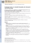 Cover page: Esophageal varices on computed tomography and subsequent variceal hemorrhage