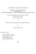 Cover page: Symplectic Numerical Integration at the service of Accelerated Optimization and Structure-Preserving Dynamics Learning