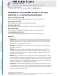 Cover page: The Experience of Complex Pain Dynamics in Oncology Outpatients: A Longitudinal Qualitative Analysis.