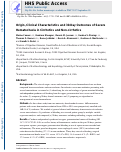 Cover page: Origin, Clinical Characteristics and 30-Day Outcomes of Severe Hematochezia in Cirrhotics and Non-cirrhotics